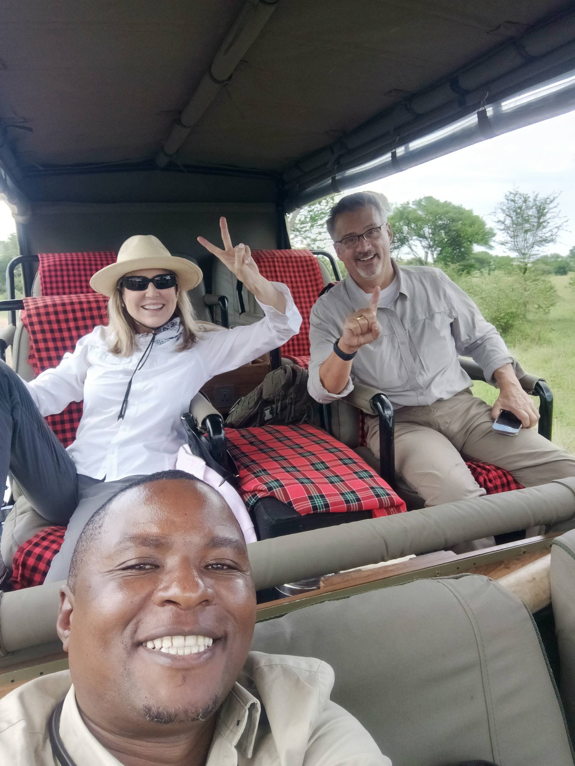 Founder Anicet Philip with Safari King Africa guests