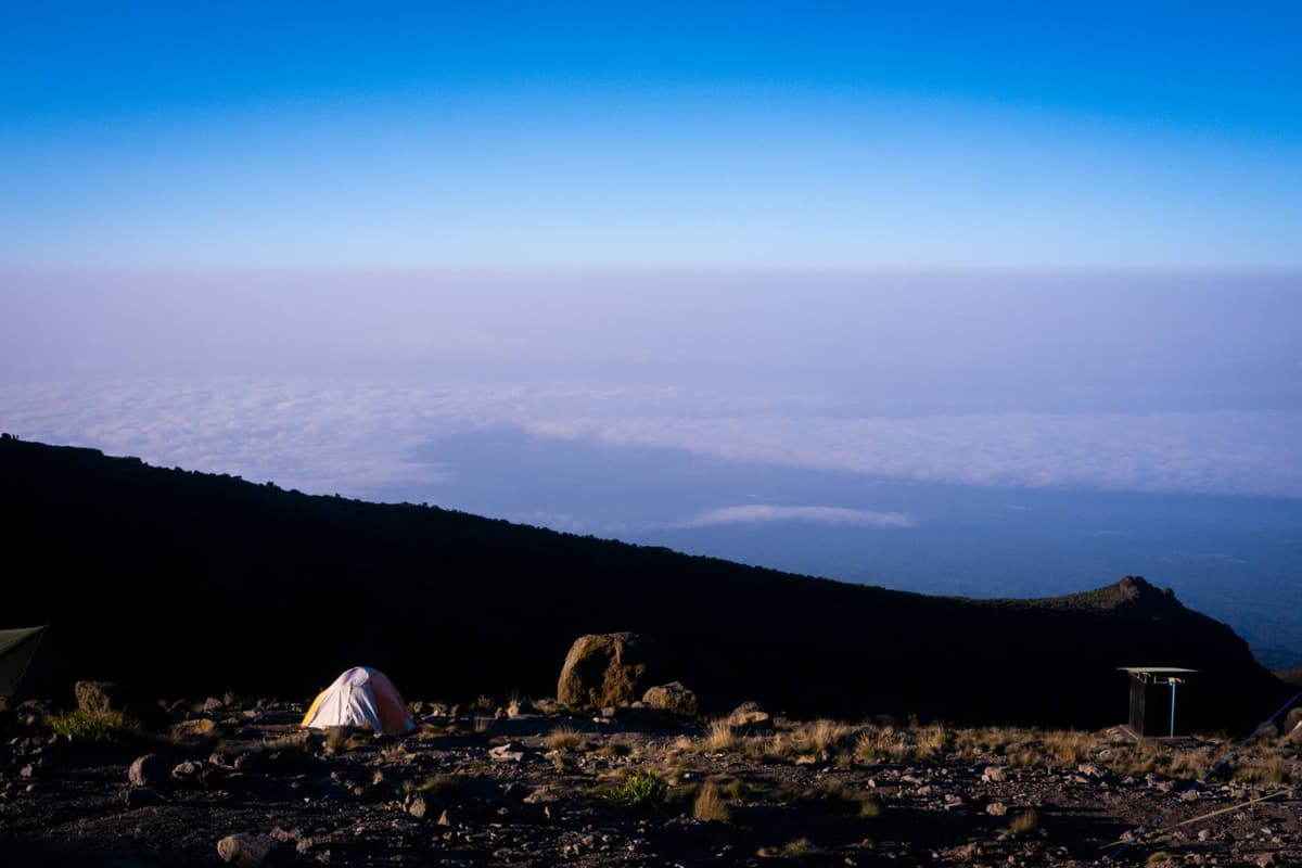 Camp on Mount Kilimanjaro