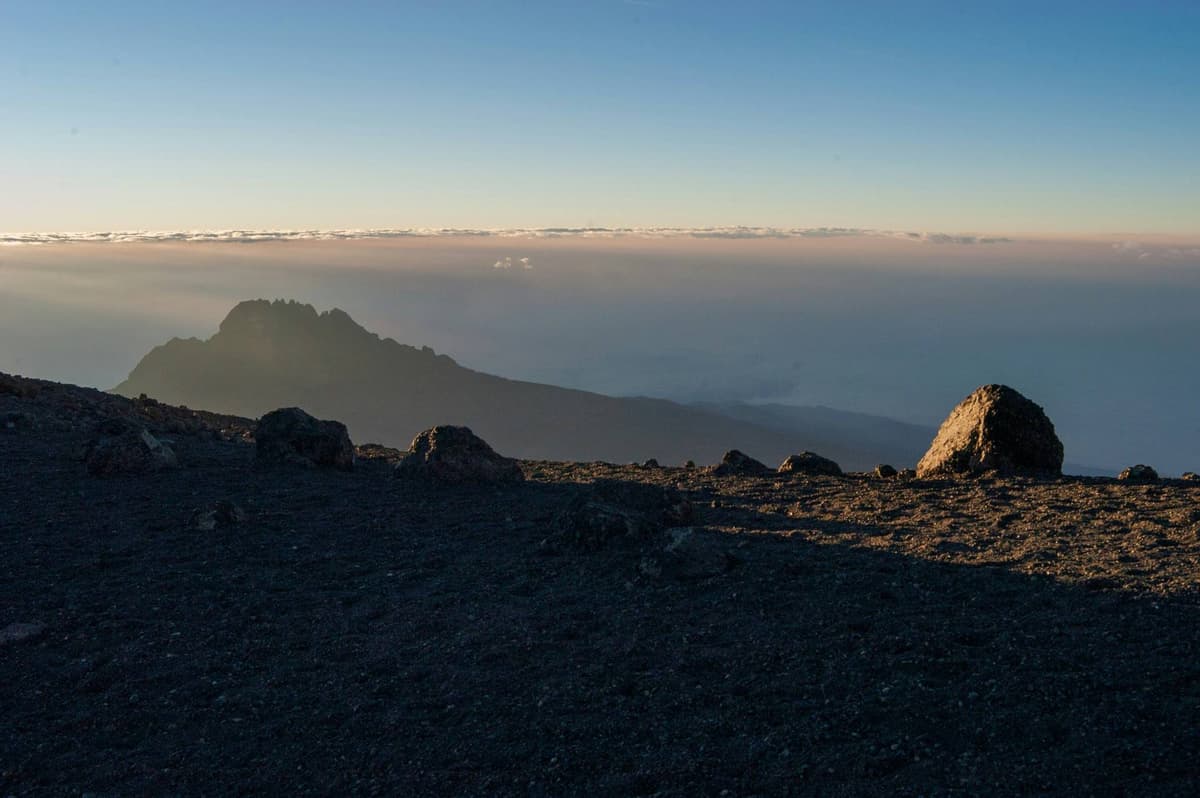 Lemosho trail on Kilimanjaro