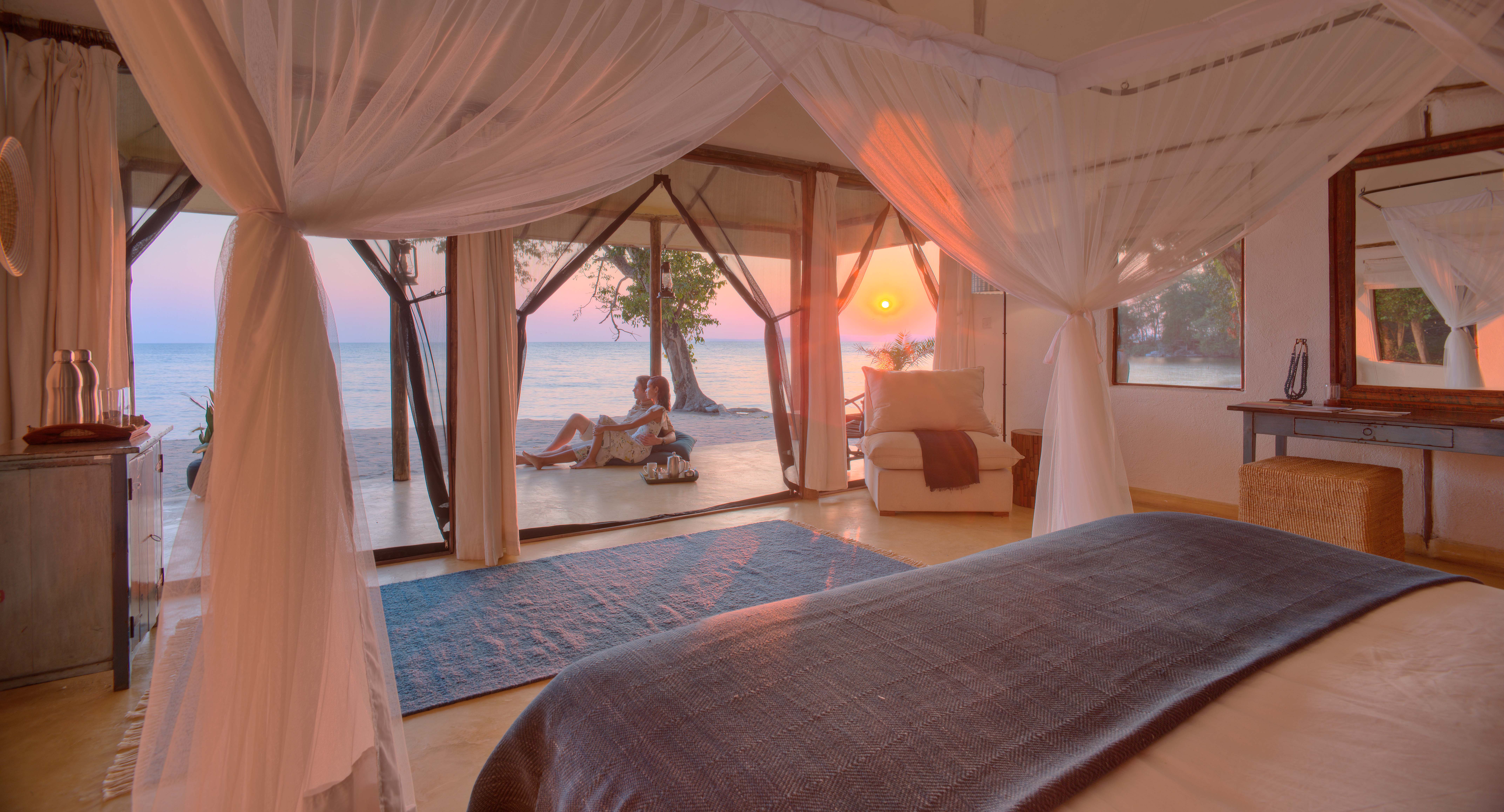 Luxurious safari lodge in Tanzania